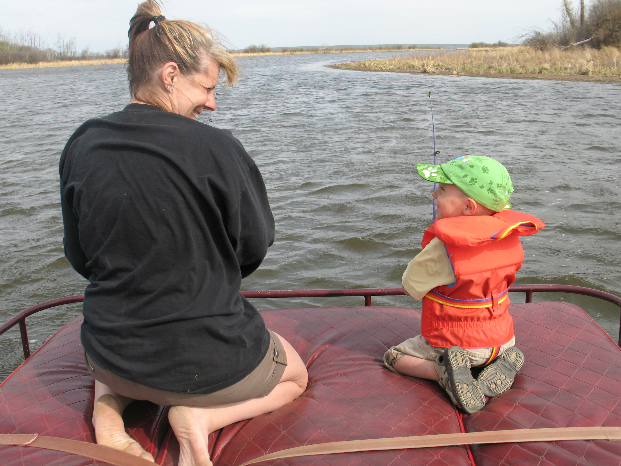 fishing with kid