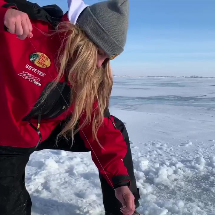 lisa ice fishing
