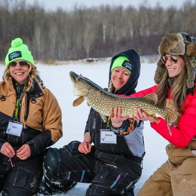 2nd annual ladies only ice fishing